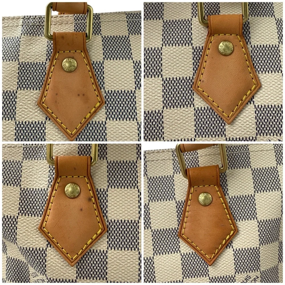 AUTHENTIC Louis Vuitton: Speedy 30 Damier Azur - Picture 10 of 16